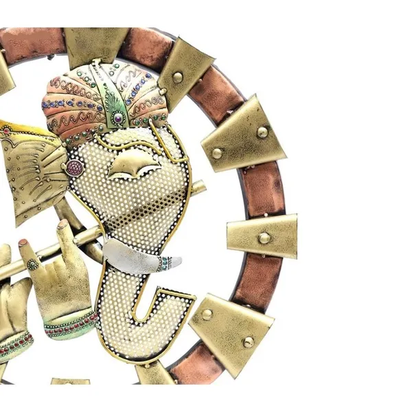 Golden_Round_Ganesha_With_Flute_Wall_Decor_Spiritual_Hanging_For_Home