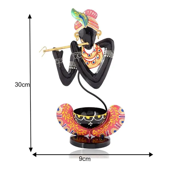 Black_Lord_Krishna_Tea_Light_Holder_For_Home
