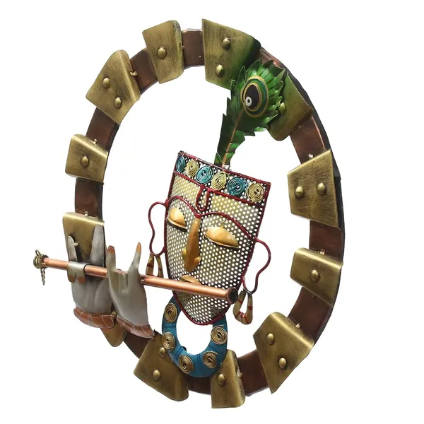 Multicolour_Round_Lord_Krishna_With_Fluet_Led_For_Home