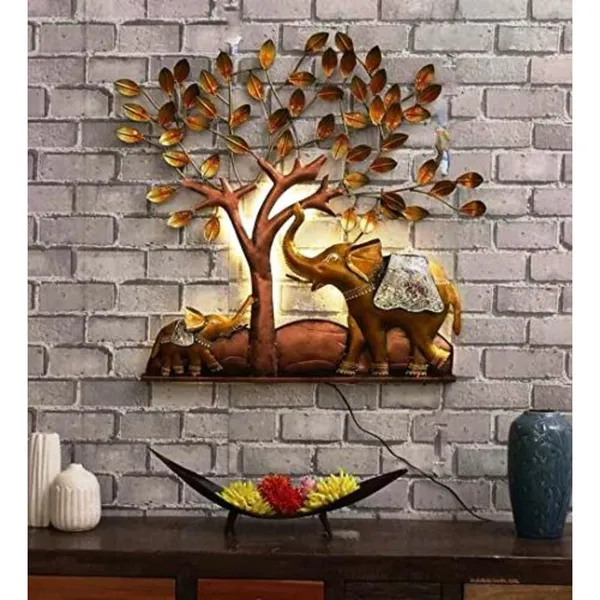 Multicolor_Elephant_And_Tree_With_Led_For_Home