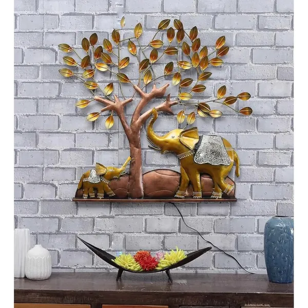 Multicolor_Elephant_And_Tree_With_Led_For_Home
