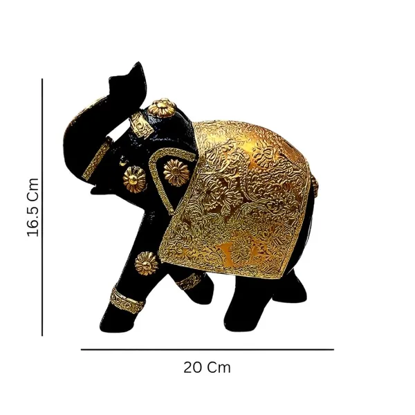 Gold_Wooden_Elephant_Set_Of_Decorative_Statues_For_Home_(Set_2)