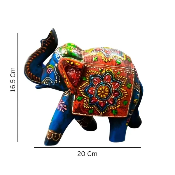 Multicolour_Wooden_Elephant_Showpiece_For_Home