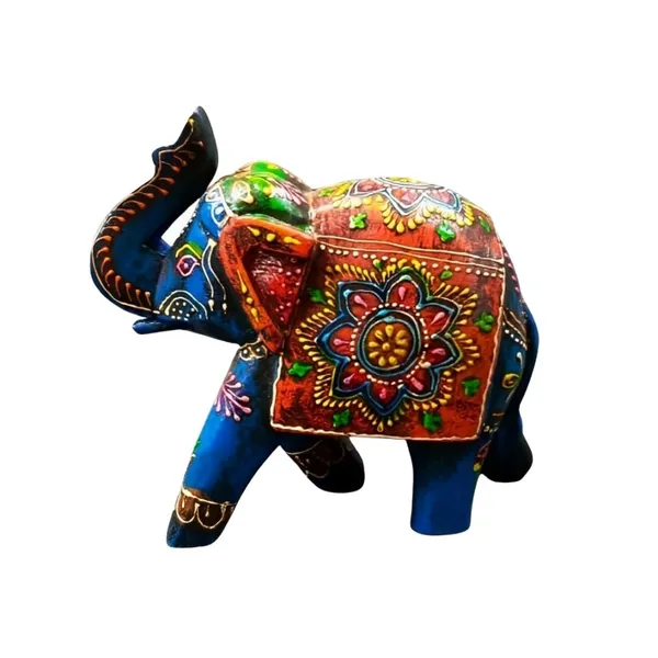 Multicolour_Wooden_Elephant_Showpiece_For_Home