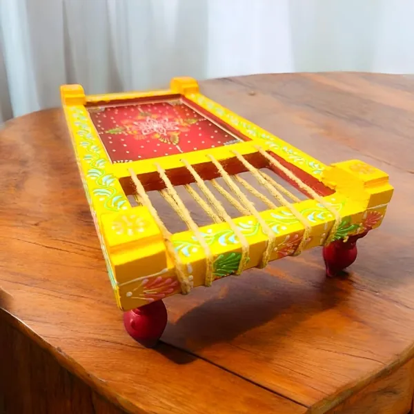 Multicolour_Wooden_Khaat_Charpai_Showpiece_For_Home