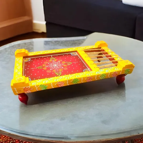 Multicolour_Wooden_Khaat_Charpai_Showpiece_For_Home