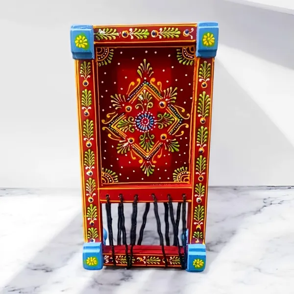 Multicolour_Wooden_Handmade_Charpai_Showpiece_For_Home