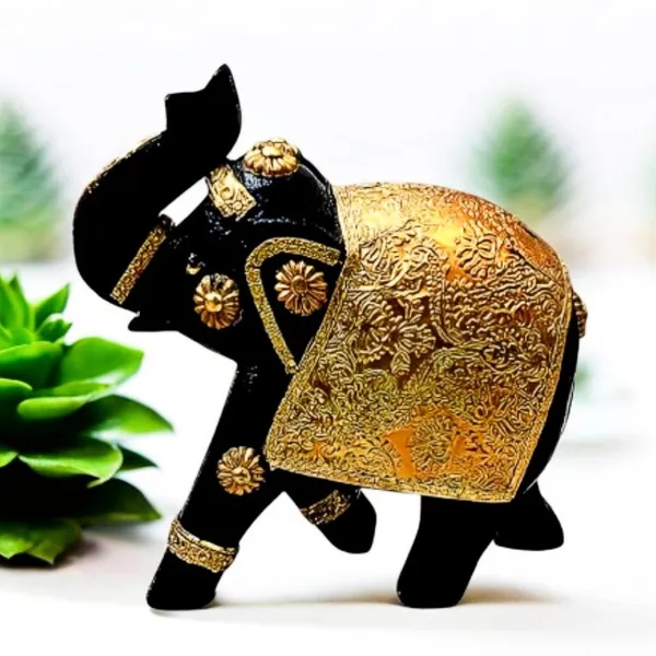 Golden_Wooden_Elephant_Showpiece_For_Home