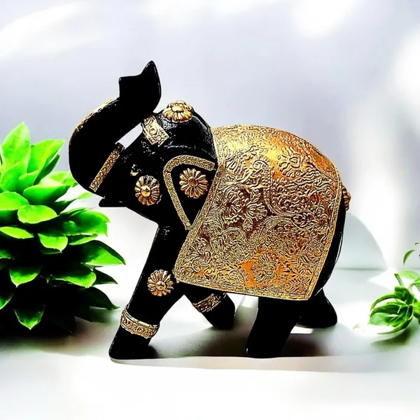 Golden_Wooden_Elephant_Showpiece_For_Home