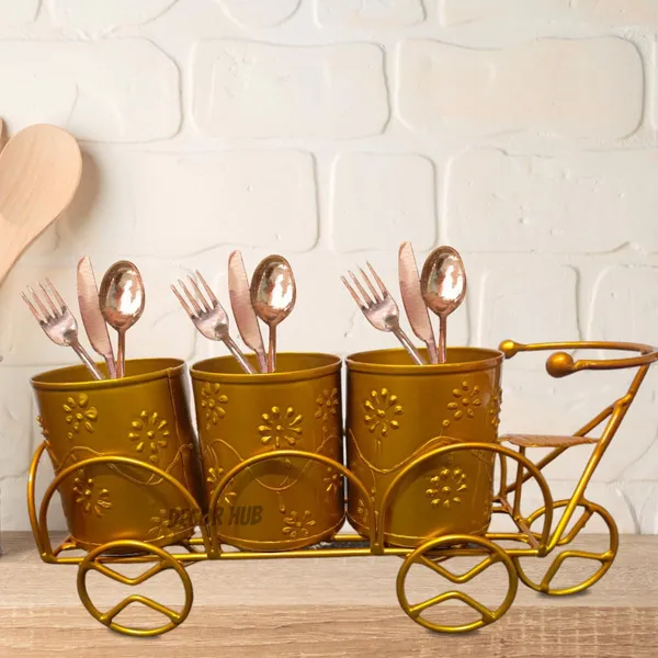 Gold_Metal_Housmart_Inc_Curtlery_Holder_Cutlary_Spoon_For_Home