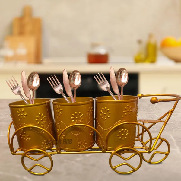 Gold_Metal_Housmart_Inc_Curtlery_Holder_Cutlary_Spoon_For_Home