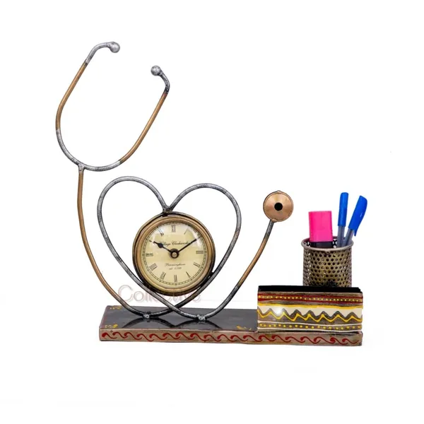 Multicolor_Iron_Painted_Doctor_S_Desk_Pen_Stand_Beautiful_Table_For_Home