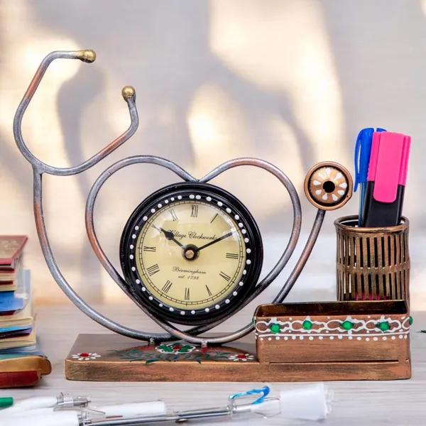 Multicolor_Iron_Painted_Doctor_S_Desk_Pen_Stand_Beautiful_Table_For_Home
