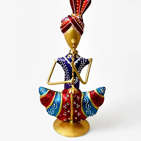Multicolour_Iron_Rajasthani_Musician_Mini_Doll_Showpiece_(Set_Of_3)_For_Home