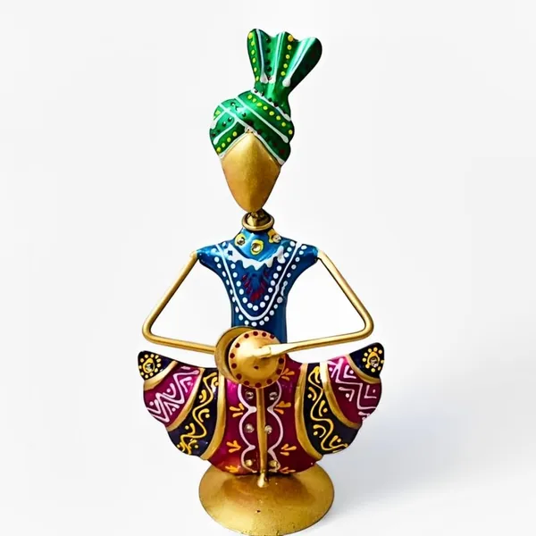 Multicolour_Iron_Rajasthani_Musician_Mini_Doll_Showpiece_(Set_Of_3)_For_Home