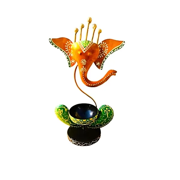 Multicolour_Lord_Ganesha_Tea_Light_Holder_For_Home
