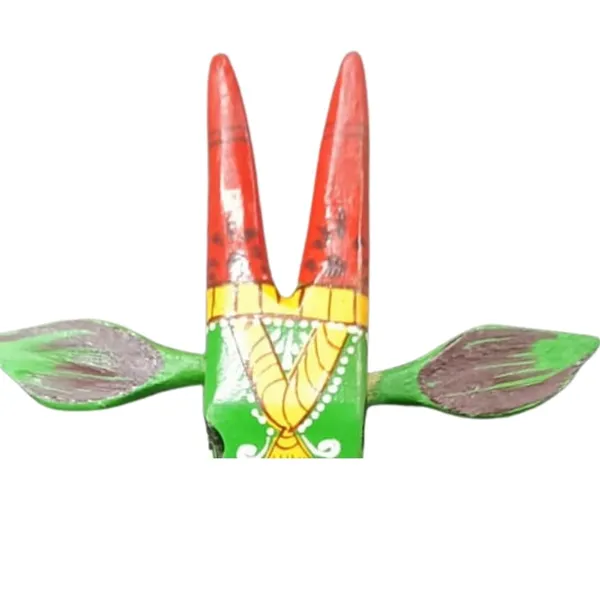 Green_Wooden_Handpainted_Cow_Head_Wall_Hanging_Nandi_Bull_For_Home