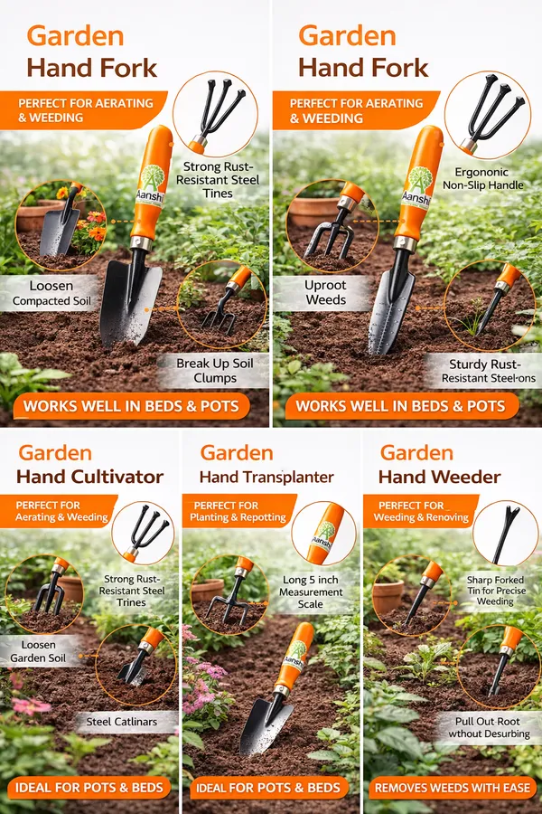 Aanshi_Garden_Hand_Tools_Set_of_5_|_Heavy_Duty_Gardening_Kit_with_Ergonomic_Handle_|_Trowel,_Transplanter,_Fork,_Cultivator_&_Weeder_|_Ideal_for_Home_Garden,_Pots_&_Nursery