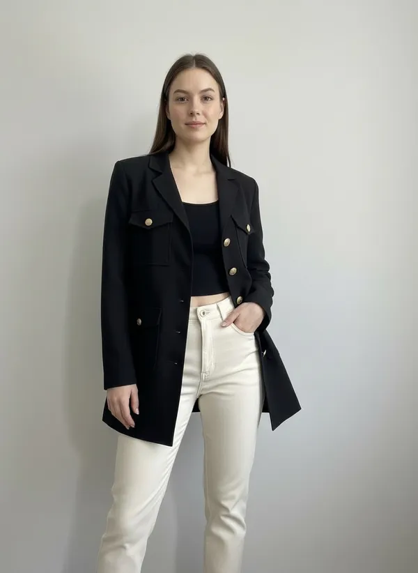 Black_Signature_Party_Blazer_For_Women