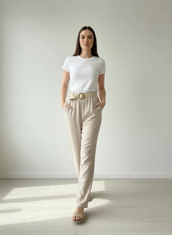 Beige_linen_plazzo_pants_super_comfy_For_Women