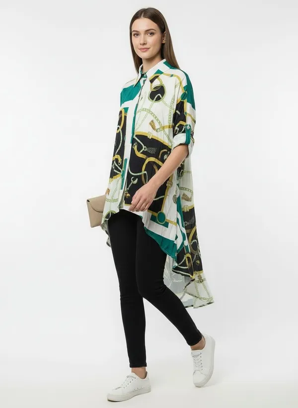 Multicolor_Digital_Print_Kaftan_Shirt_For_Women