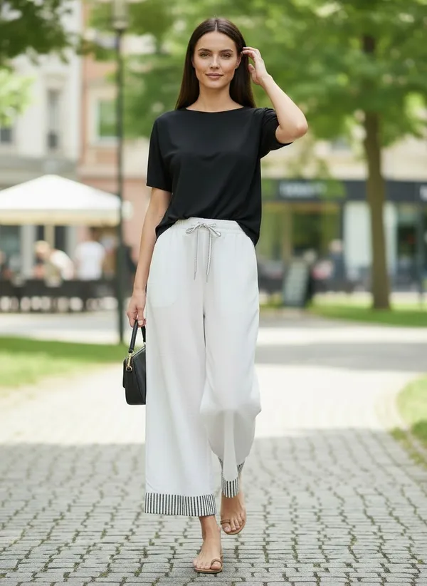 White_Satin_palazzo_pants_super_comfy_For_Women