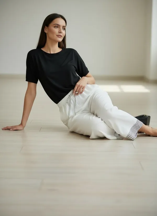 White_Satin_palazzo_pants_super_comfy_For_Women