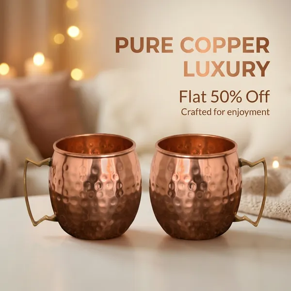 SheNest_Pure_copper_Moscow_Mule_Mug_(Pack_of_2)