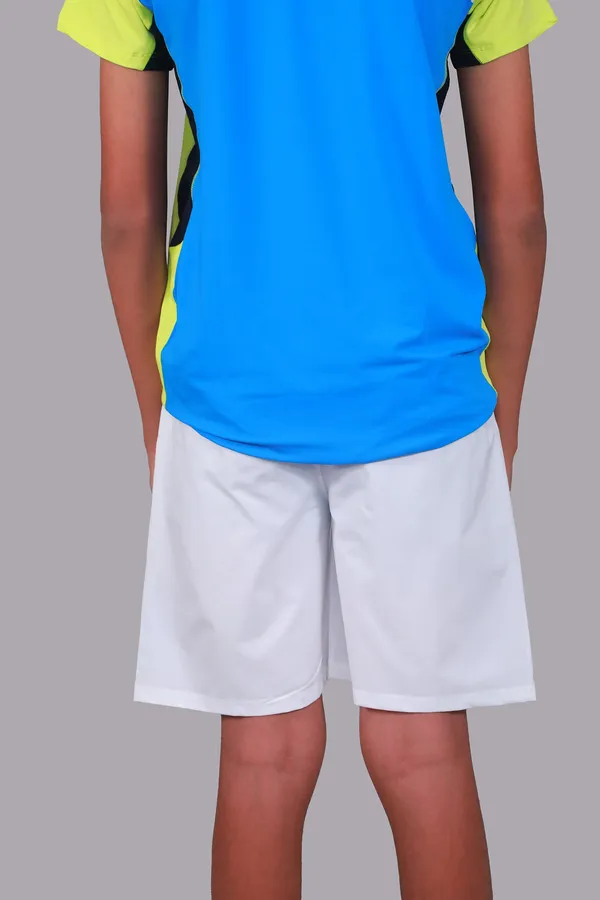 White_Premium_Kooltex_Fabric_&_Spandex_Sports_Shorts_For_Boys