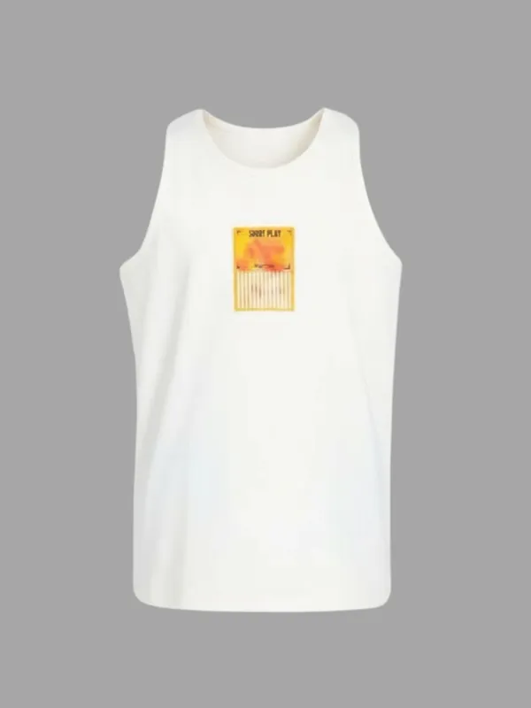 Vanilla_White_Premium_Kooltex_Fabric_&_Spandex_Sports_Tank_Tops_For_Boys