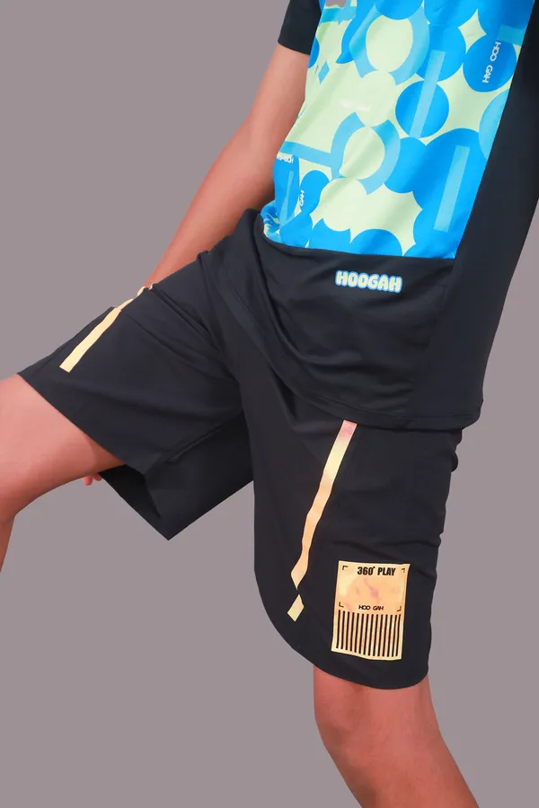 Black_Premium_Kooltex_Fabric_&_Spandex_Sports_Shorts_For_Kids