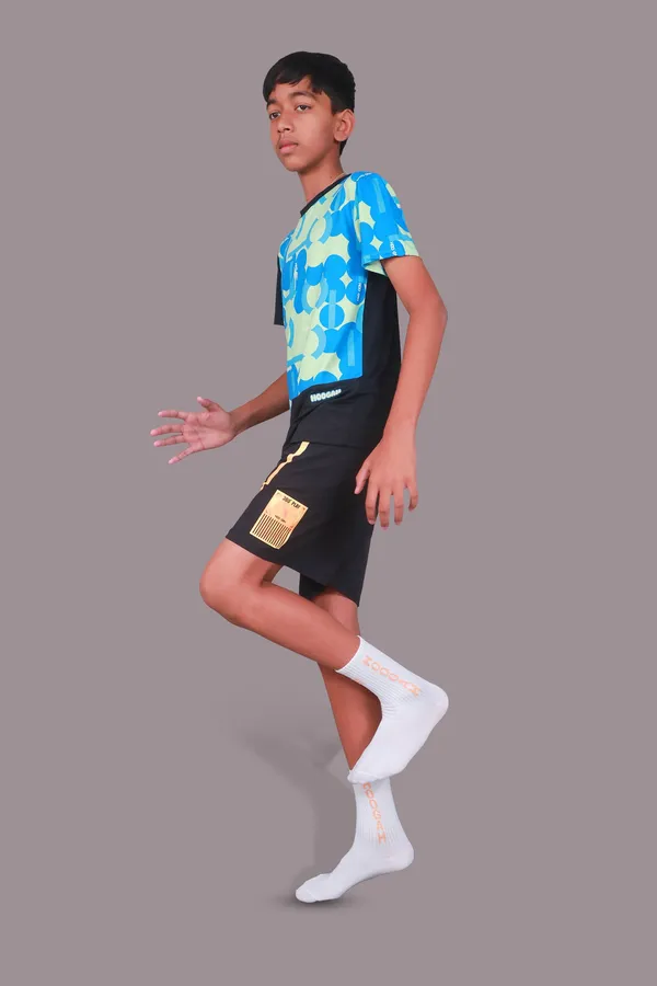 Black_Premium_Kooltex_Fabric_&_Spandex_Sports_Shorts_For_Kids