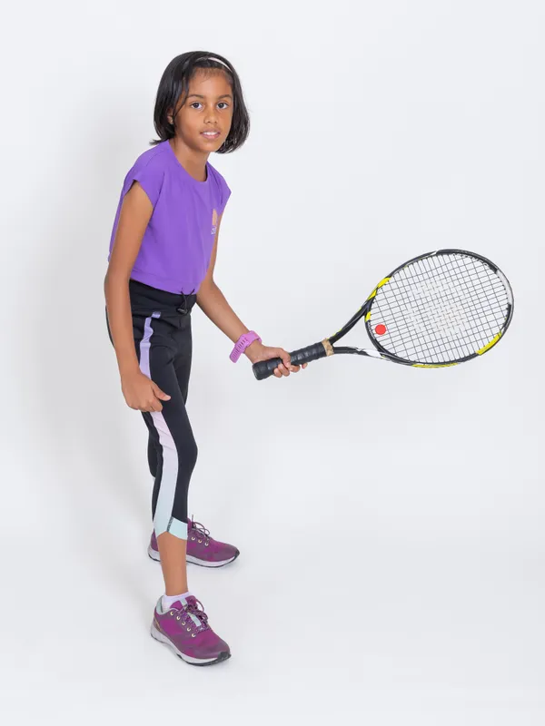 Purple_Sports_Coord_Sets_for_Girls_Thisrt_and_3/4_Leggins