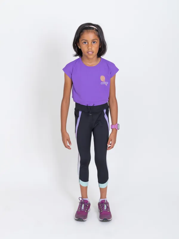 Purple_Sports_Coord_Sets_for_Girls_Thisrt_and_3/4_Leggins