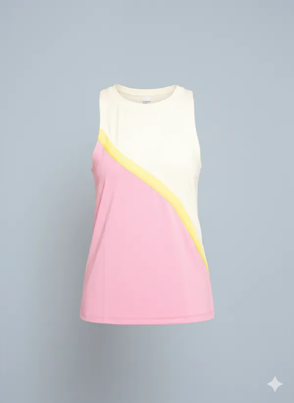 Pink_&_Vanilla_Premium_Kooltex_Fabric_&_Spandex_Sports_Tank_Tops_For_Girls