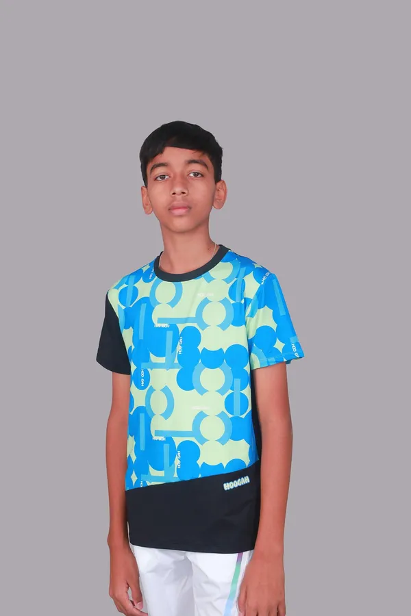 Blue_&_Black_Premium_Kooltex_Fabric_&_Spandex_Sports_T-Shirts_For_Kids