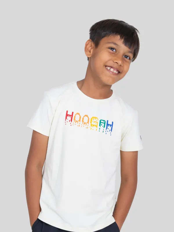 Vanilla_White_Premium_Kooltex_Fabric_&_Spandex_Sports_T-Shirts_For_Kids