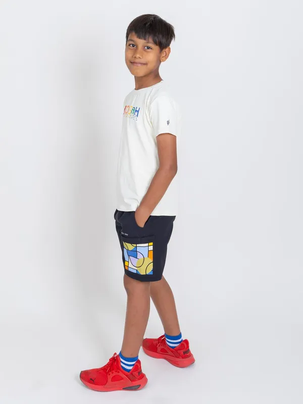 Vanilla_White_Premium_Kooltex_Fabric_&_Spandex_Sports_T-Shirts_For_Kids