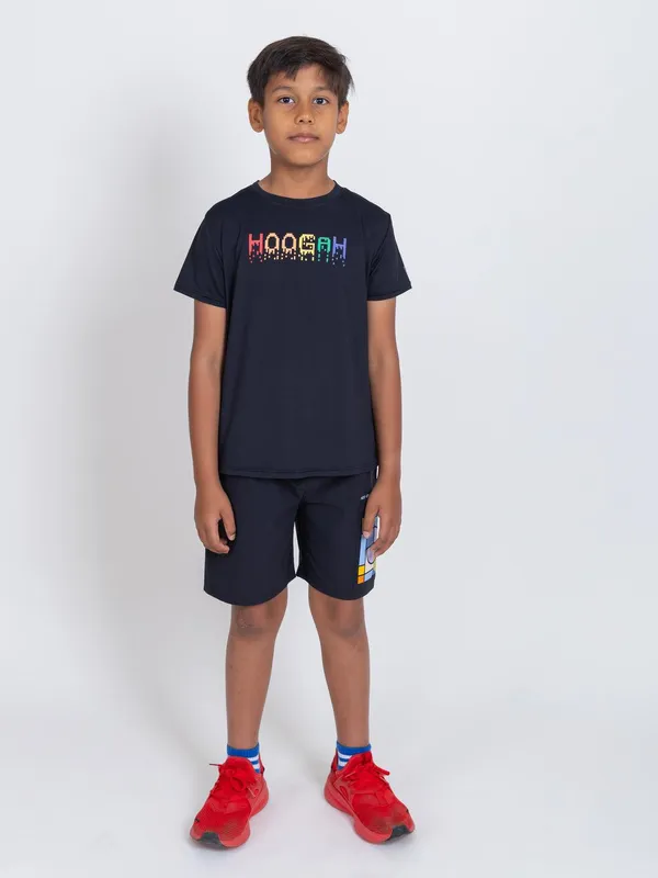 Black_Premium_Kooltex_Fabric_&_Spandex_Sports_T-Shirts_For_Kids