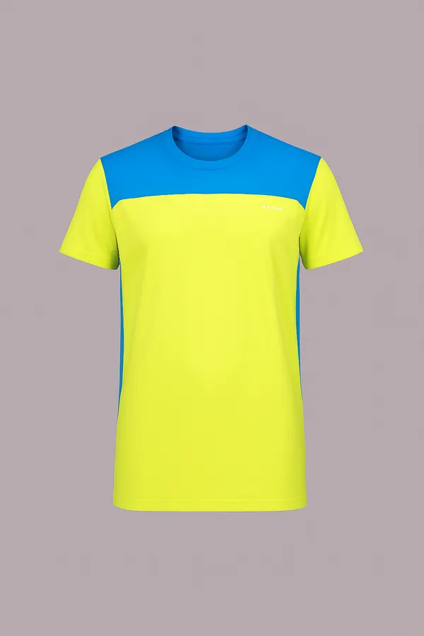 Neon_Green_Premium_Kooltex_Fabric_&_Spandex_Sports_T-Shirts_For_Male_&_Kids