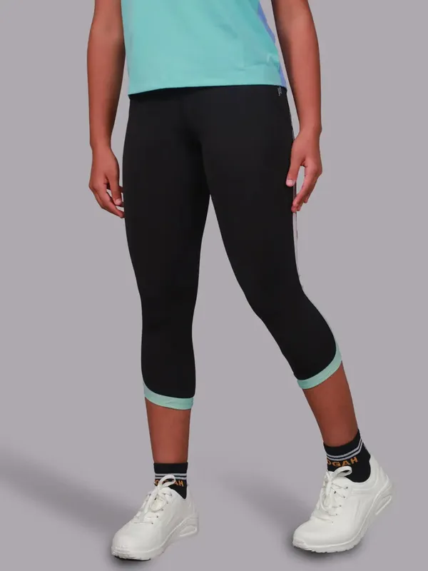 Black_&_Mint_Green_Premium_Kooltex_Fabric_&_Spandex_Sports_Leggings_For_Kids