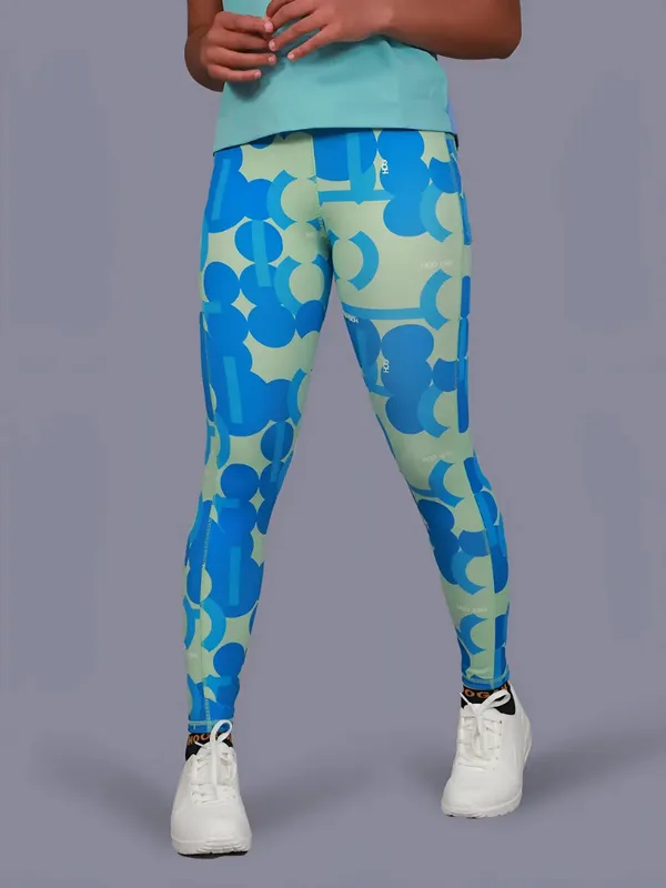 Teal_Green_Premium_Kooltex_Fabric_&_Spandex_Sports_Leggings_For_Kids