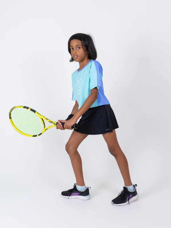 Bright_Blue_Premium_Kooltex_Fabric_&_Spandex_Sports_Skirt_For_Girls