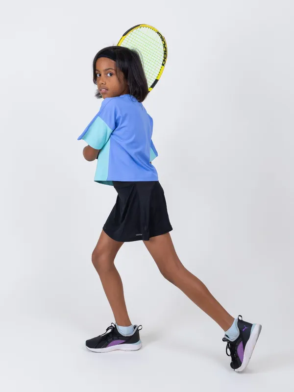 Bright_Blue_Premium_Kooltex_Fabric_&_Spandex_Sports_Skirt_For_Girls