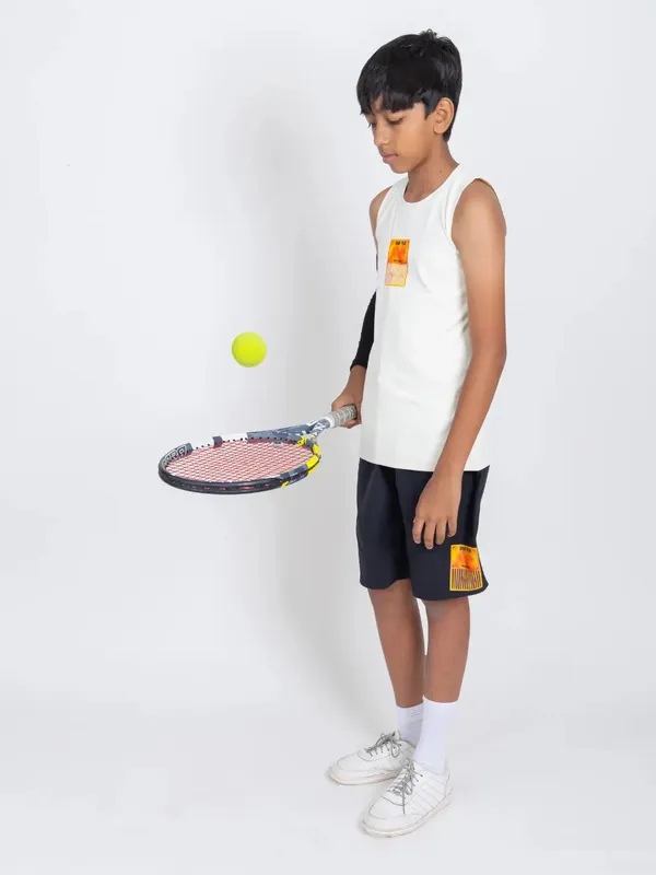 White_&_Black_Premium_Kooltex_Fabric_&_Spandex_Sports_Co-Ord_Set_For_Boys