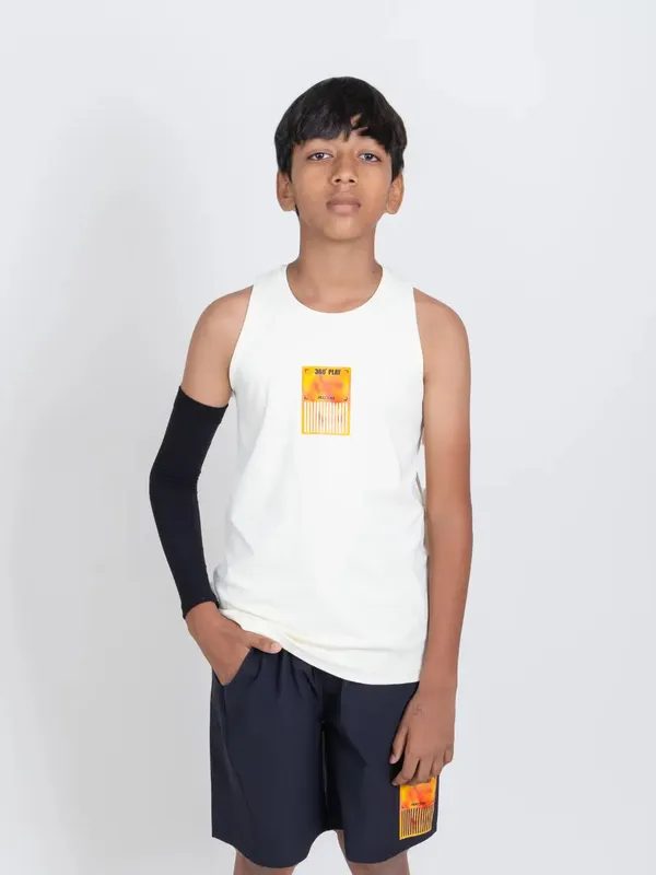 White_&_Black_Premium_Kooltex_Fabric_&_Spandex_Sports_Co-Ord_Set_For_Boys