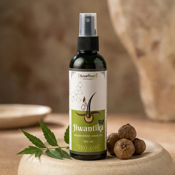 Jiwantika_Ayurvedic_Hair_Oil_By_Suvarnved_-_100Ml_Spray_Bottle