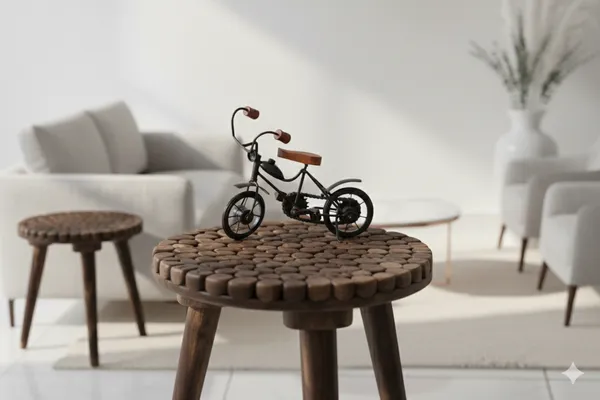 Brown_12_Inches_Wooden_Log_Table_With_Foldable_Three_Legs