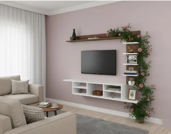 Wenge_White_40_Inches_Double-Decker_Floating_TV_Cabinet,_Suitable_For_Smart_TV_Up_To_32_Inches