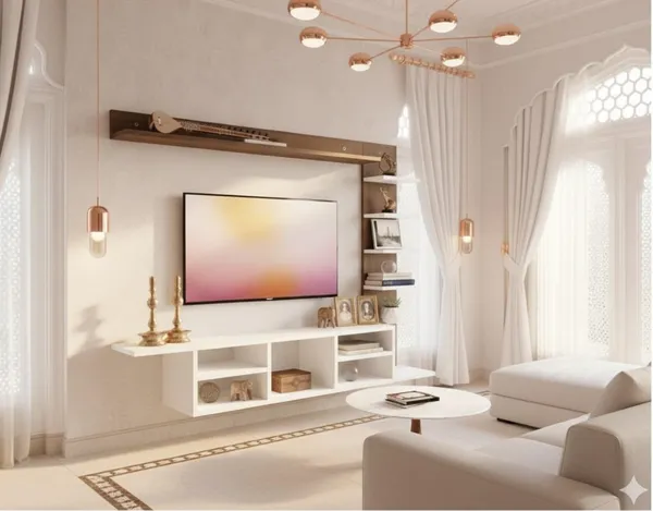 Wenge_White_40_Inches_Double-Decker_Floating_TV_Cabinet,_Suitable_For_Smart_TV_Up_To_32_Inches